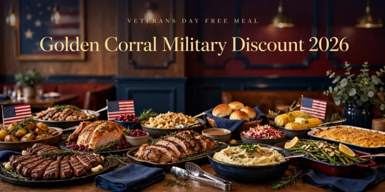 Golden Corral Military Discount 2026: Free Meal Details
