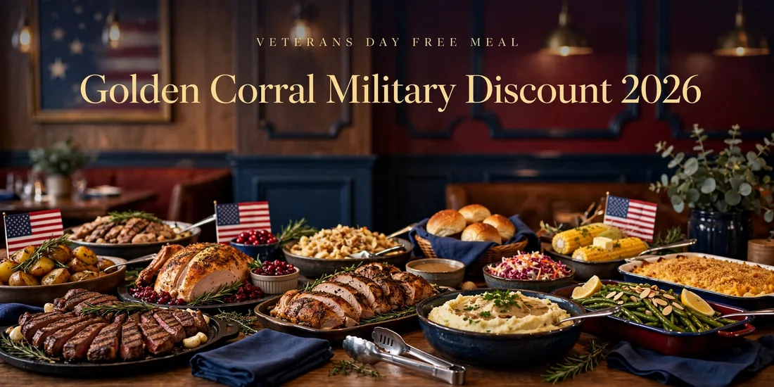 Golden Corral Military Discount 2026: Free Meal Details